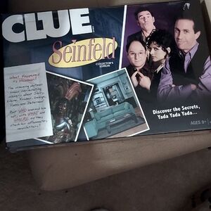 CLUE game "Seinfeld collectors edition: